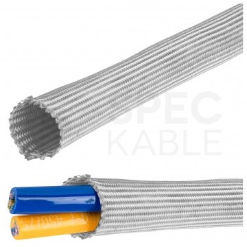 Koszulka izolacyjna 10mm sznur zaplatany z włókna szklanego odporny na wysokie temperatury do 400°C TEXTHERMA