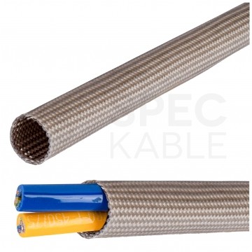 Koszulka izolacyjna poliuretan oplot z włókna szklanego odporna na wysokie temperatury do 155°C 3mm SEP