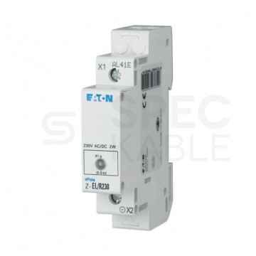 Lampka modułowa sygnalizacyjna (kontrolna) LED Czerwona 1-fazowa 230V AC/DC EATON