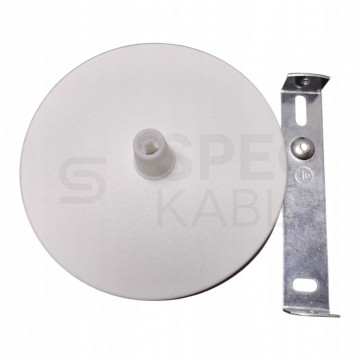 Maskownica sufitowa podsufitka 1x otwór 10mm z tworzywa biała fi:100mm ALKRI