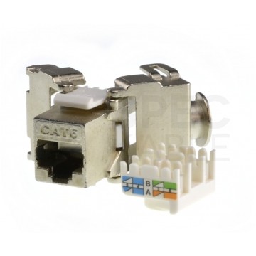 Moduł keystone RJ45 FTP kat.6 ekranowany beznarzędziowy NEKU
