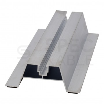Mostek na blachę trapezową Uchwyt trapezowy aluminiowy szyna montażowa 300x40mm do paneli PV