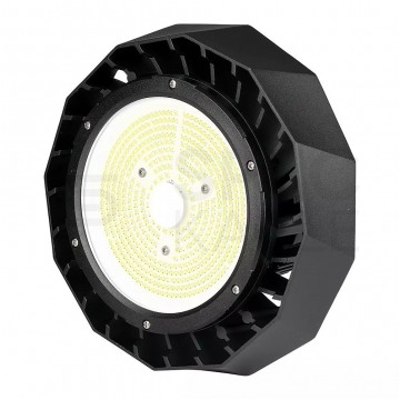 Oprawa przemysłowa LED SMD 100W 18000lm 6000K IP65 czarna barwa CW biała zimna IK08 HighBay V-TAC SAMSUNG VT-9-108 5 LAT GWARANCJI