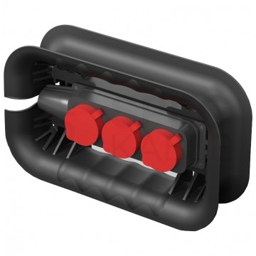 OUTLET Rozwijak do kabli z listwa elektryczną ( brak kabla w zestawie ) 3xGN typ F IP44 Qbrick System Custom Cable Winder Set