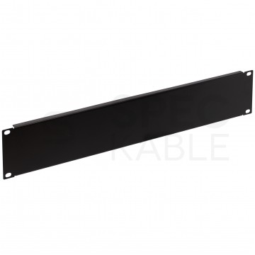 Panel maskujący do szafy RACK 19" 2U czarny
