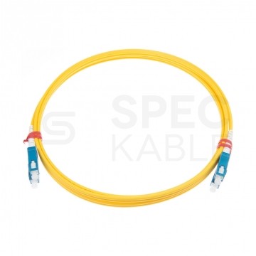 Patchcord światłowodowy FO SM SC/UPC-SC/UPC duplex 9/125 G.657A1 2.0mm LSZH żółty 5m PFOT