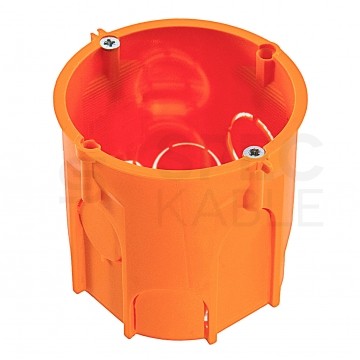 Puszka instalacyjna podtynkowa fi:60mm (62x63mm) IP30 z wkrętami, głęboka PAWBOL
