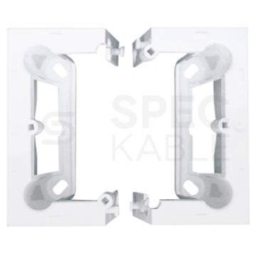 Puszka natynkowa SIMON 10 pojedyncza biała 84x84x40mm Kontakt Simon CSC/11