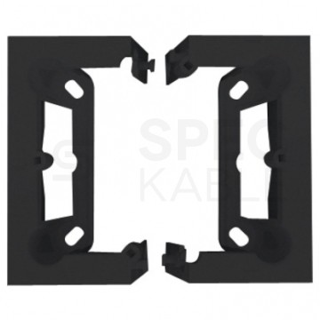 Puszka natynkowa SIMON 10 pojedyncza czarna matowa 84x84x40mm Kontakt Simon CSC/49