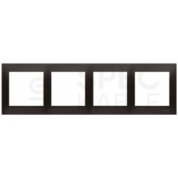 Ramka poczwórna SIMON 54 Premium antracyt Kontakt Simon DR4/48