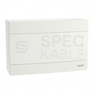 Rozdzielnica obudowa modułowa natynkowa 1x12 drzwi białe Easy9 285x185x96,5mm IP40 Schneider