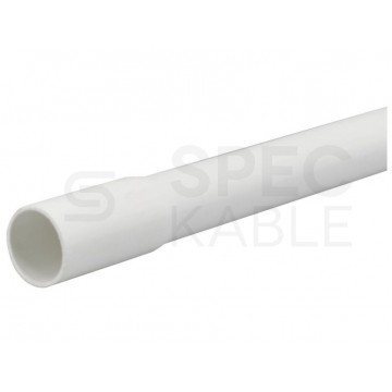 Rura elektroinstalacyjna sztywna RLM-22 gładka kielichowa 320N PVC UV biała 2m