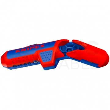Ściągacz izolacji do kabli instalacji fotowoltaicznej 4-6mm oraz kabli okrągłych 8-13mm ErgoStrip KNIPEX 16 95 03 SB