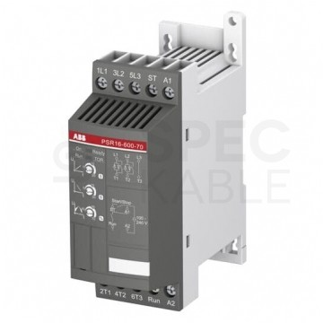 Softstart rozrusznik silnikowy 3-fazowy 4kW 16A (208-600V AC) z wbudowanym przekaźnikiem ByPass ABB 1SFA896107R7000 / PSR16-600-70