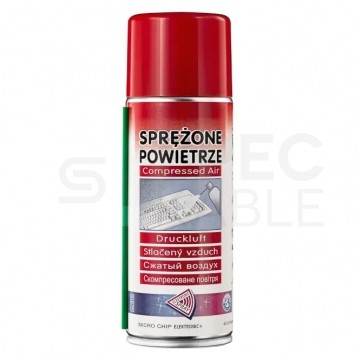 Sprężone powietrze do czyszczenia w puszce 400ml spray z rurką PALNE