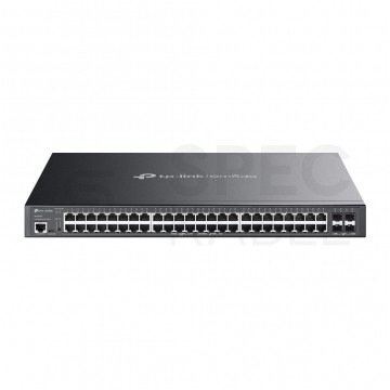 Switch 19" RACK 48x port RJ45 (Gigabit Ethernet 1000Mb/s) + 4x port SFP+ (10Gb/s) przełącznik zarządzalny L2 TP-Link SG3452XP