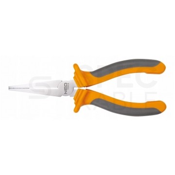 Szczypce chwytające płaskie 160mm ząbkowane wydłużone NEO 01-020