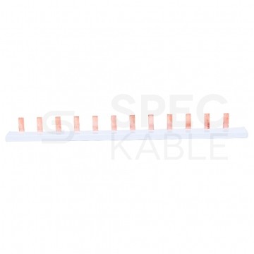 Szyna łączeniowa trzpieniowa SLIM 1-fazowa 10mm2 63A na 12 modułów NOARK