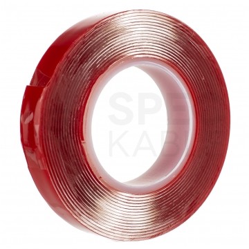 Taśma klejąca dwustronna akrylowa 12mm x 3m przezroczysta UV F6060