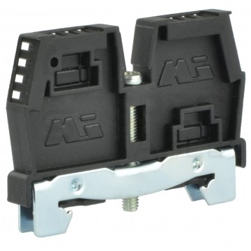 Trzymacz / blokada końcowa do złączek ZUG czarna