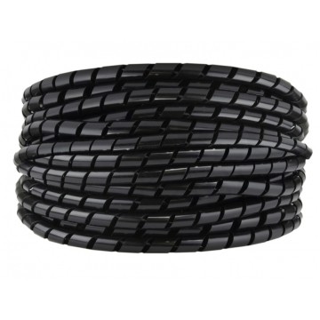 Wąż spiralny GSTB 4 czarny Oplot 4,5mm organizer kablowy 10m