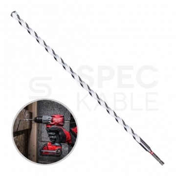 Wiertło uniwersalne 12x400mm z uchwytem 1/4" HEX i końcówką TCT MILWAUKEE