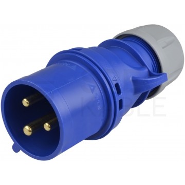 Wtyczka siłowa [3p] 32A 230V przenośna IP44 PCE na kabel
