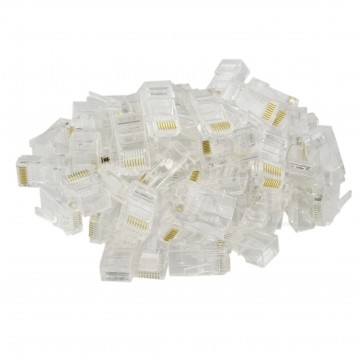 Wtyk modularny RJ45 8P8C kat.5e nieekranowany UTP uniwersalny drut linka NEKU opakowanie WORECZEK 50szt.