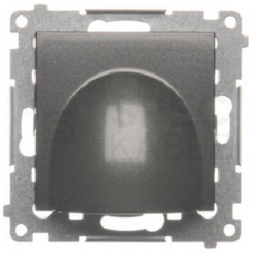 Wyjście przyłącze kablowe SIMON 54 antracyt Kontakt Simon DPK1.01/48