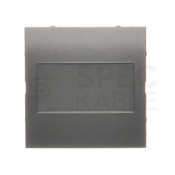 Zaślepka pojedyncza bez mostka do ramki SIMON 54 antracyt Kontakt Simon DP/48