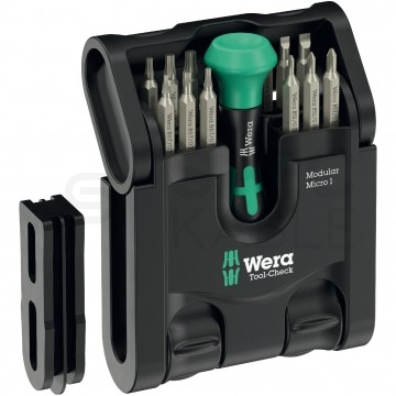 Zestaw bitów 21szt "Tool-Check Modular Micro" WERA