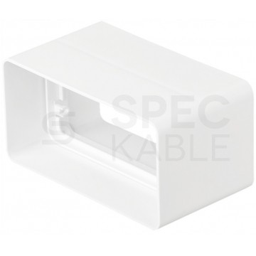 Złączka, łącznik do kanału wentylacyjnego płaskiego 110x55mm airRoxy 02-411